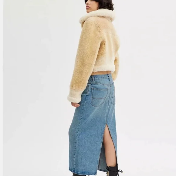 CM292 - Coach Long Denim Skirt - Picture 6 of 11